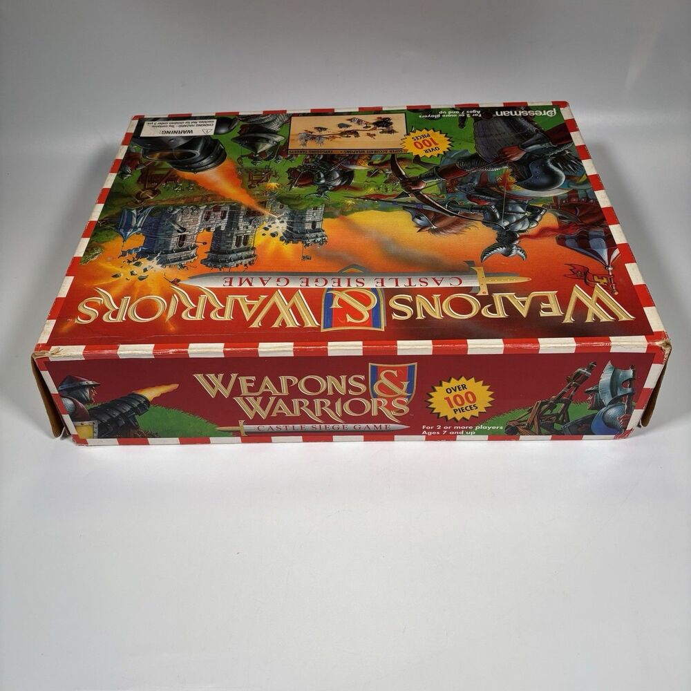 Vintage Weapons & Warriors Castle Siege Game 1996 Pressman #9705 Near Complete - Picture 11 of 15